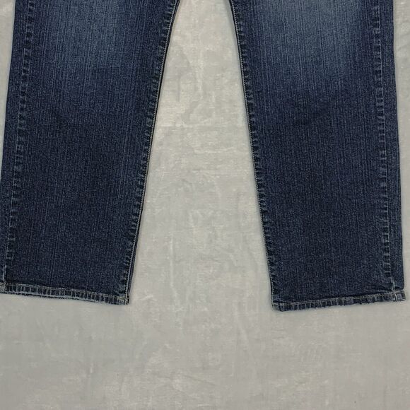 Lucky Brand Dungarees Gene Montesano Jeans Mens 38x33 Blue Denim Bootcut Cotton - Picture 3 of 8